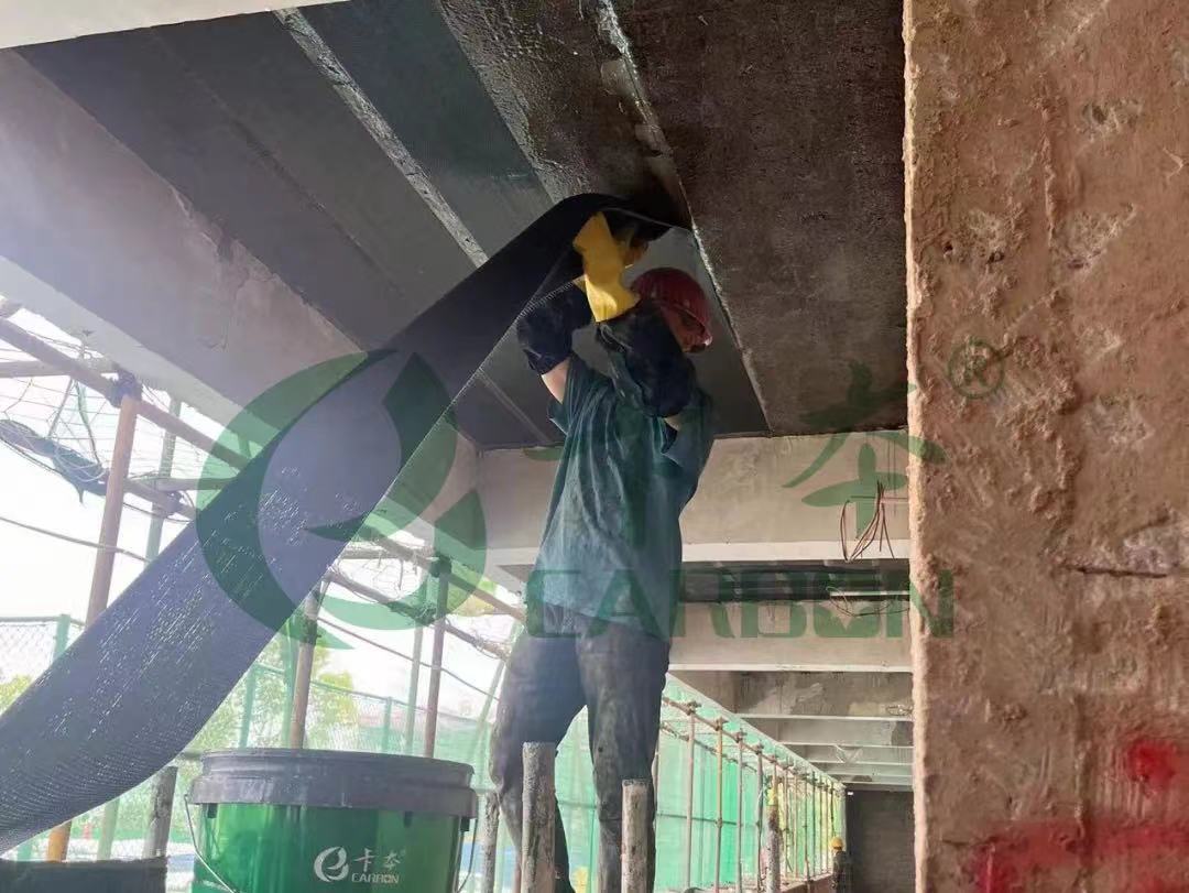 加固效果展示：贵阳市某中学加固项目